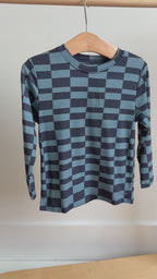 Checkered Block Long Sleeve Shirt