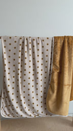 Sunflowers Small Ribbed Toddler Blanket