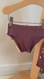 Plum, Pink Daisies and Big Daisies Underwear 3 pack