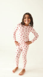 Strawberries Small Ribbed Two-Piece Set