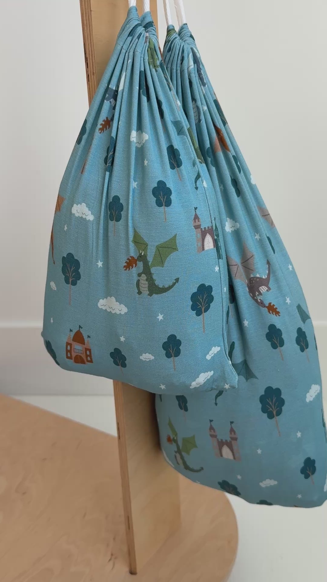 Dragons Twin Sheet With Pillow Case