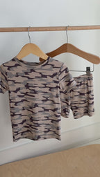 Camo Shorts Two-Piece Set