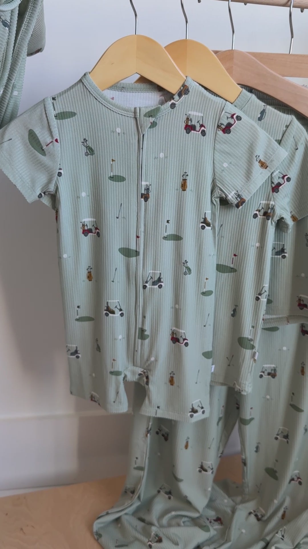 Golf Small Ribbed Summer Zip Romper