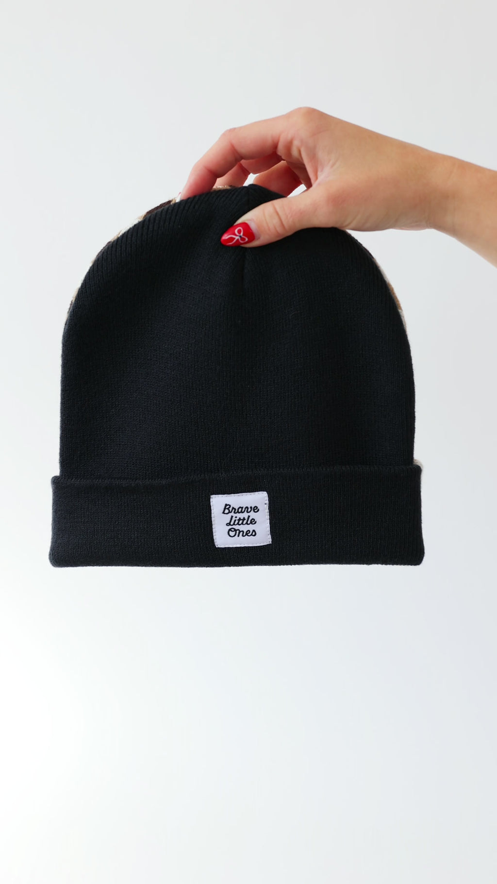 Dark Navy Knit Beanie