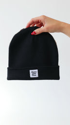 Dark Navy Knit Beanie