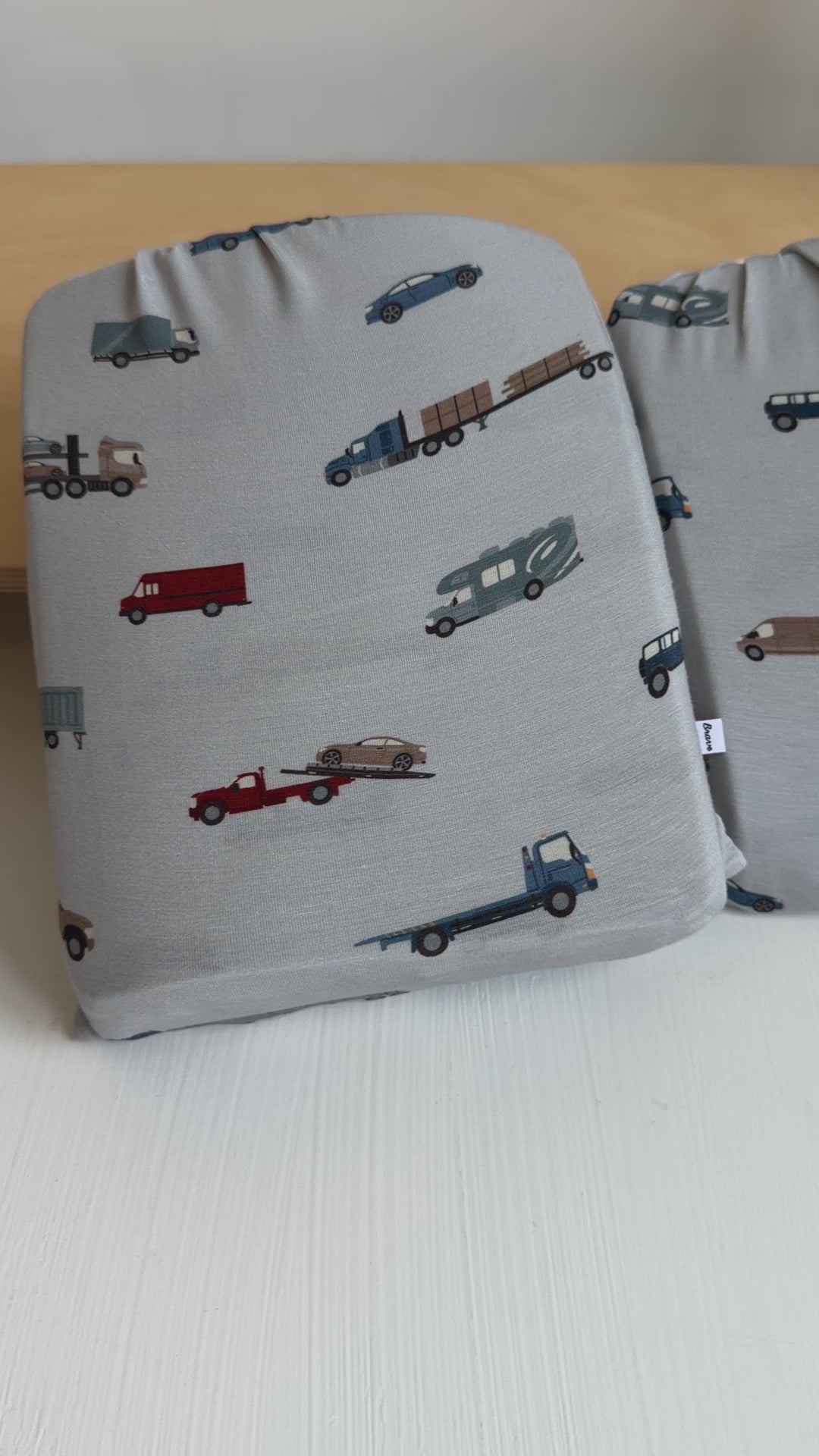 Road Vehicles Twin Sheet With Pillow Case