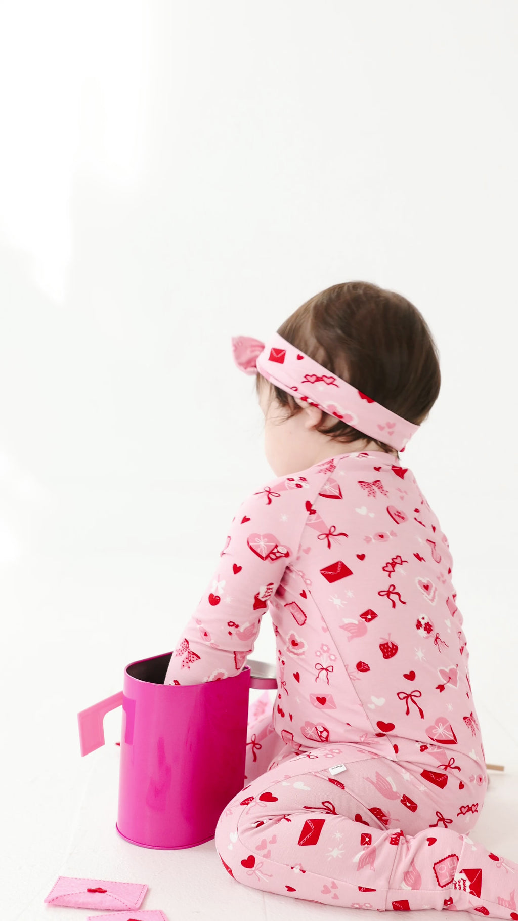 Dear Valentine Zip Romper