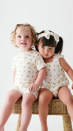 Lemons Small Ribbed Shorts Two-Piece Set