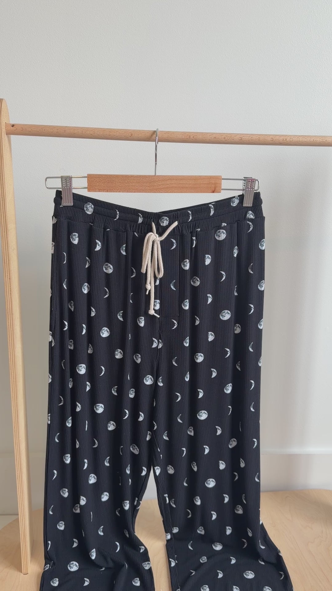 Moon Phases Small Ribbed Men's Pants