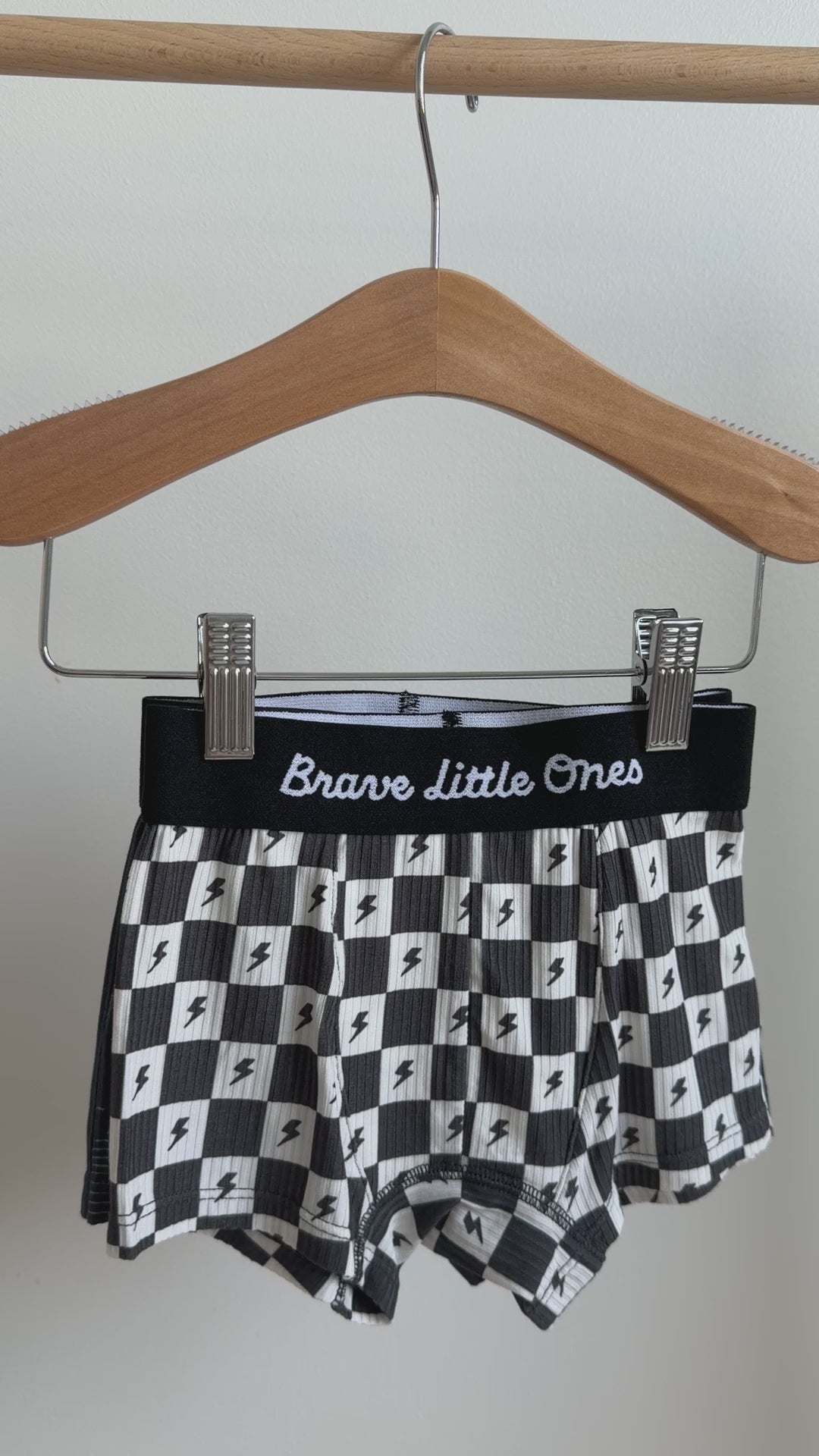 Checkered Lightning Bolt, Triangles and Astronauts Small Ribbed Boxer Brief 3 pack