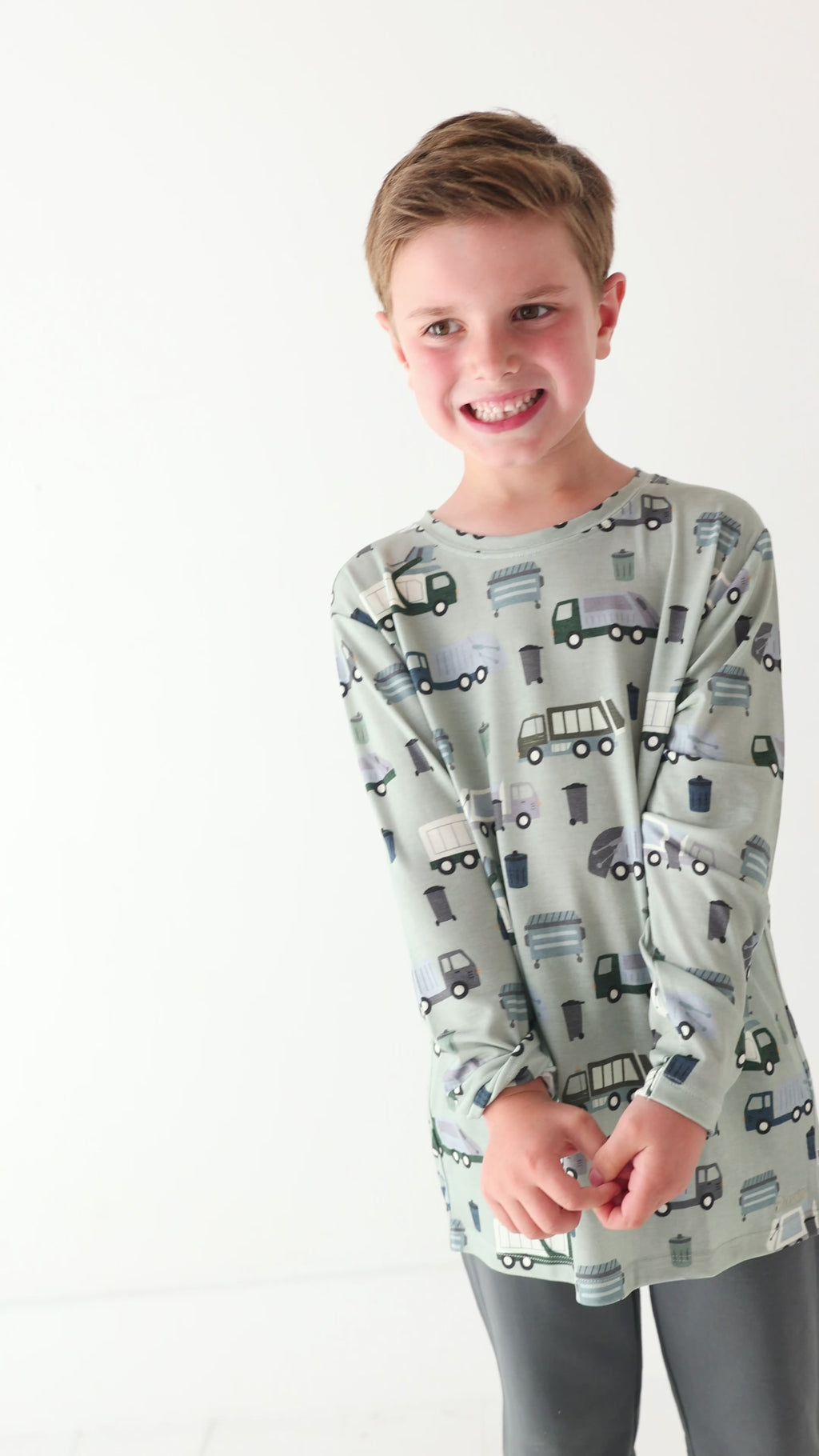 Trash Trucks Long Sleeve Shirt