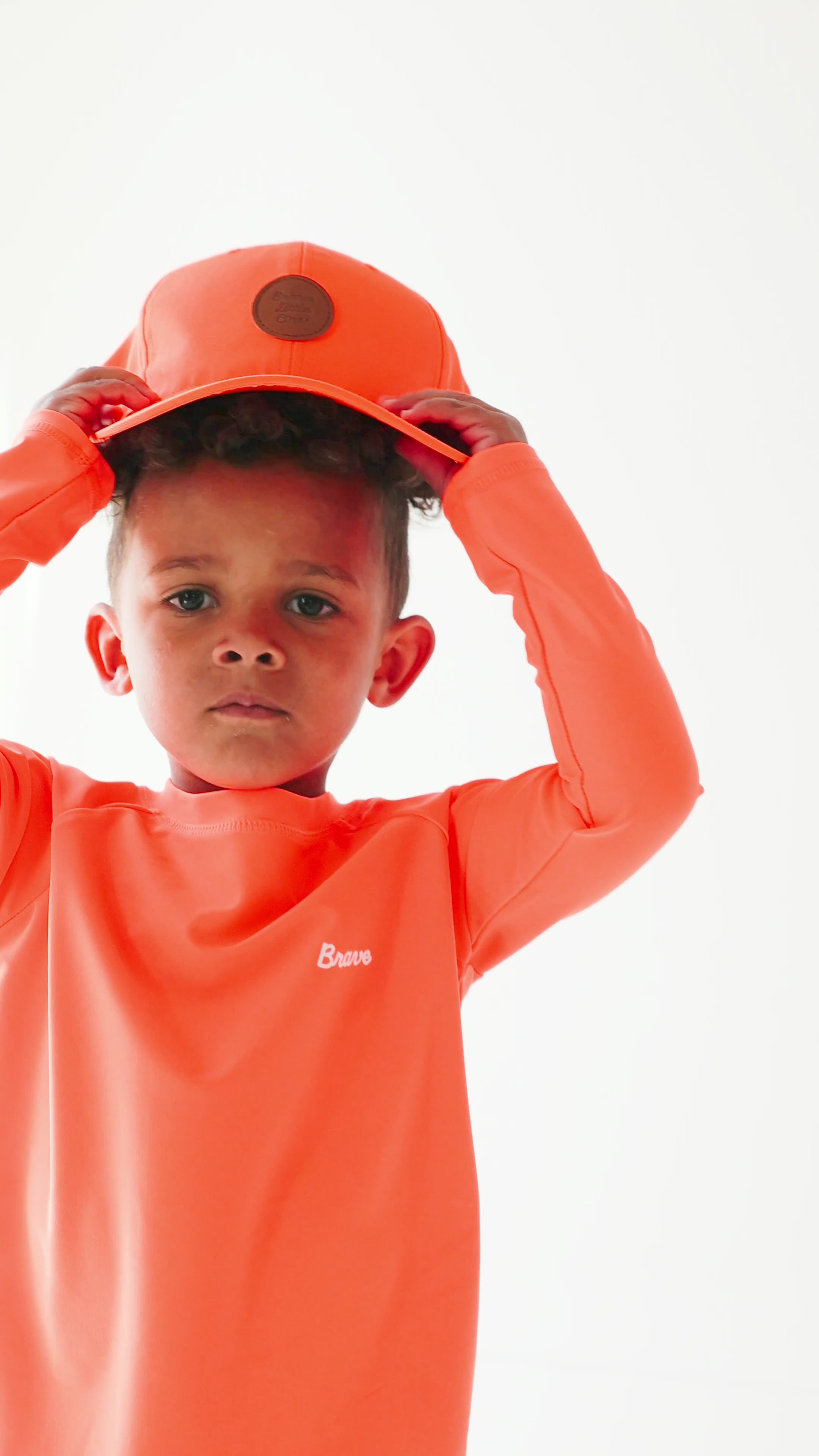 Neon Orange Rash Guard