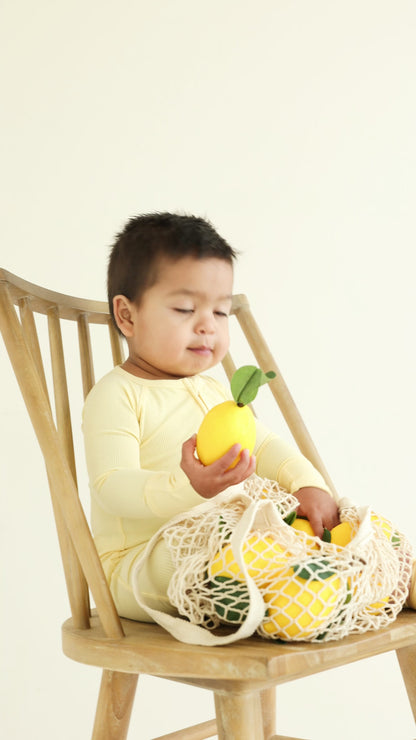 Lemon Yellow Small Ribbed Zip Romper