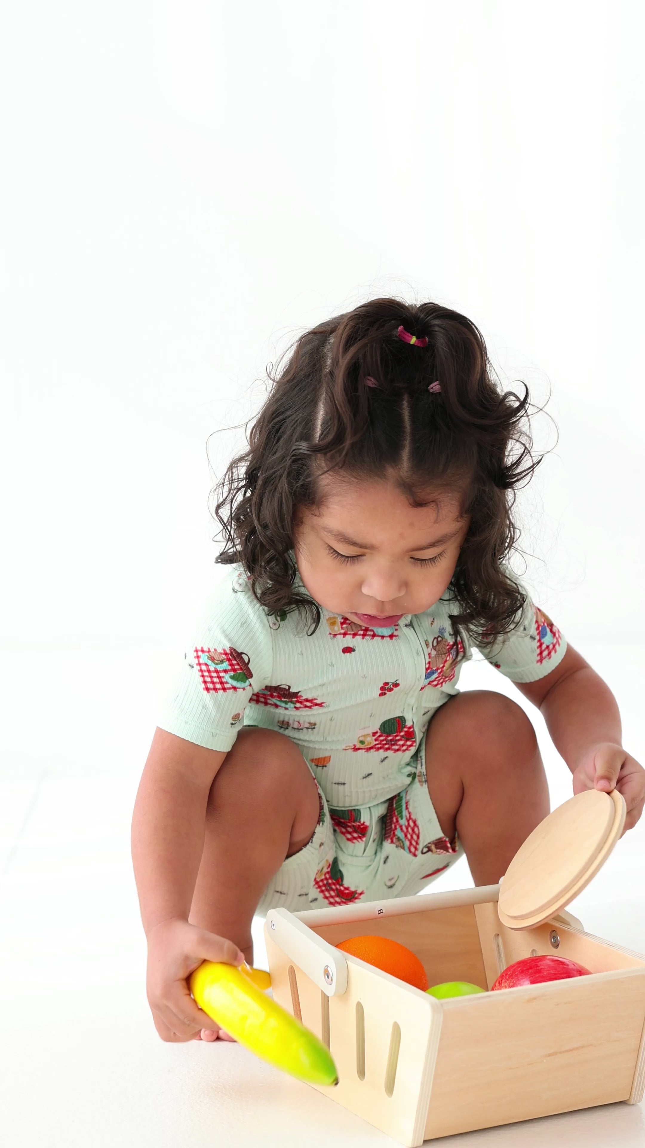 Summer Picnic Small Ribbed Summer Zip Romper