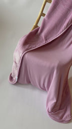 Lilac Mist Small Ribbed Adult Blanket