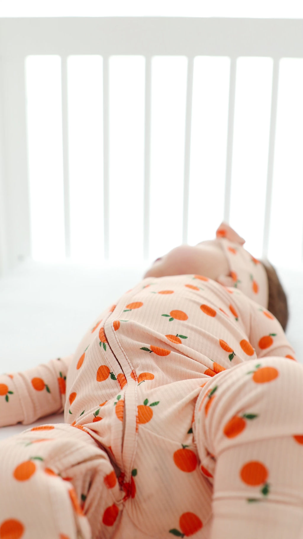 Oranges Small Ribbed Zip Romper