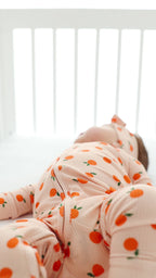 Oranges Small Ribbed Zip Romper