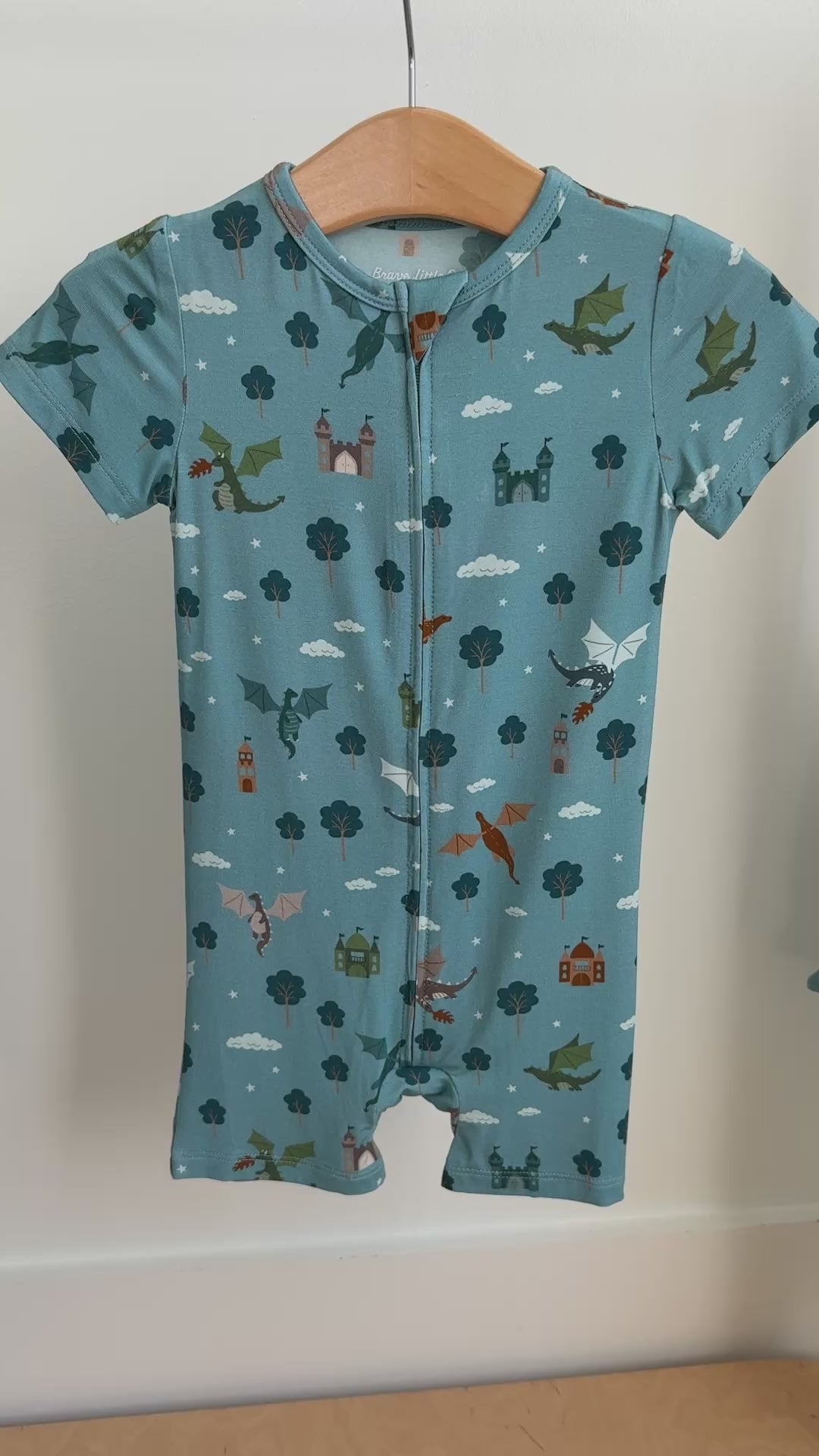 Dragons Summer Zip Romper