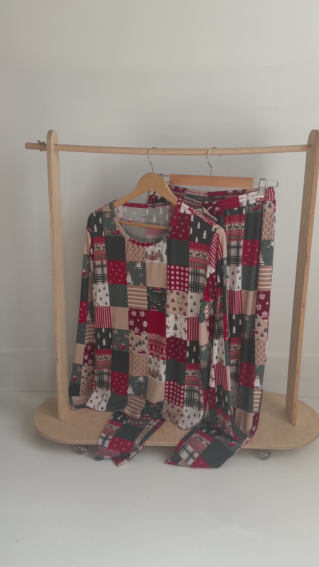 Patchwork Small Ribbed Women's Long Sleeve Top