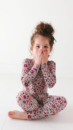 Fall Blooms Small Ribbed Two-Piece Set