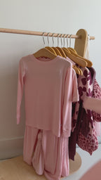 Ballet Pink Small Ribbed Two-Piece Set