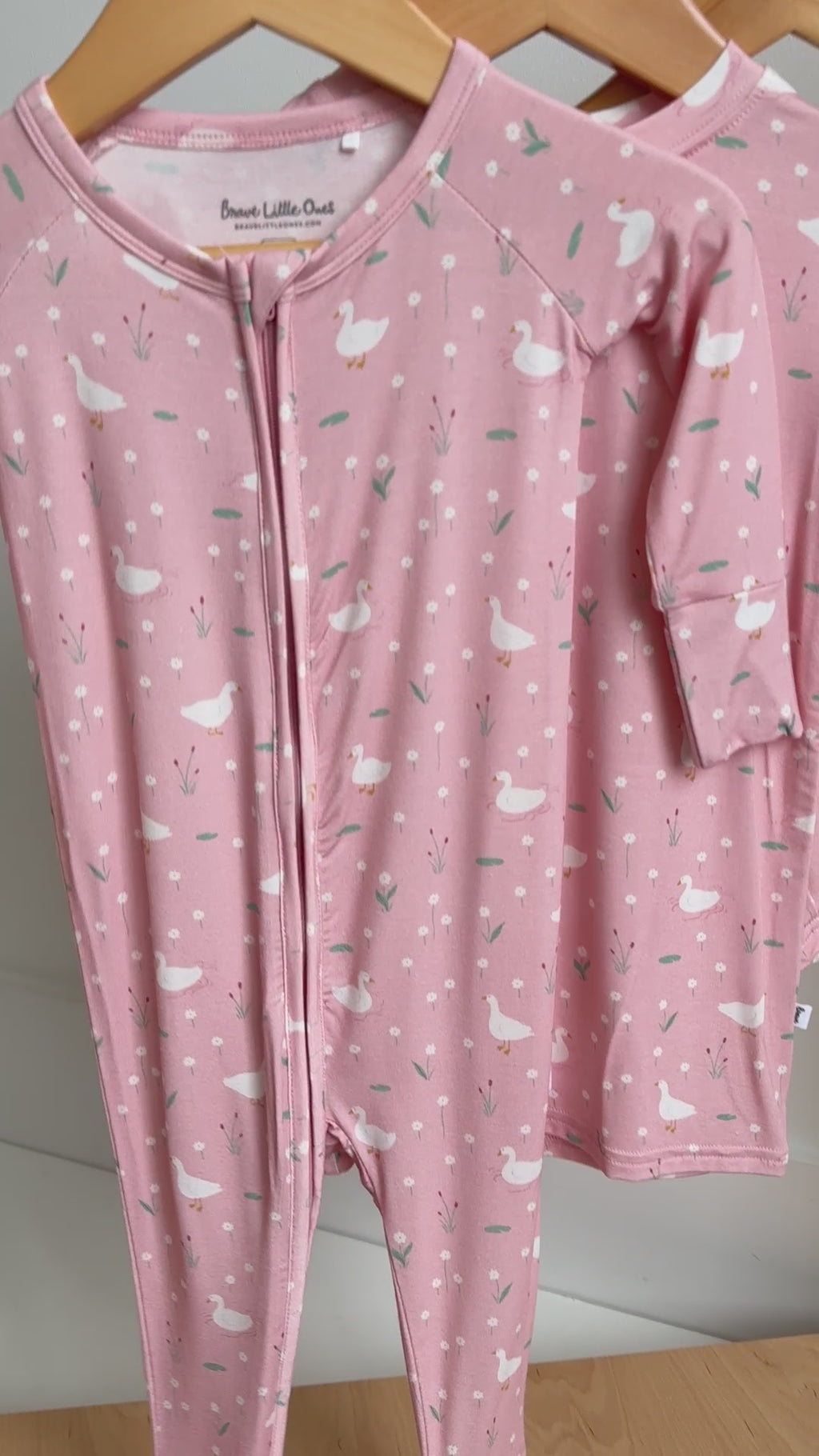 Ducks & Daisies Zip Romper