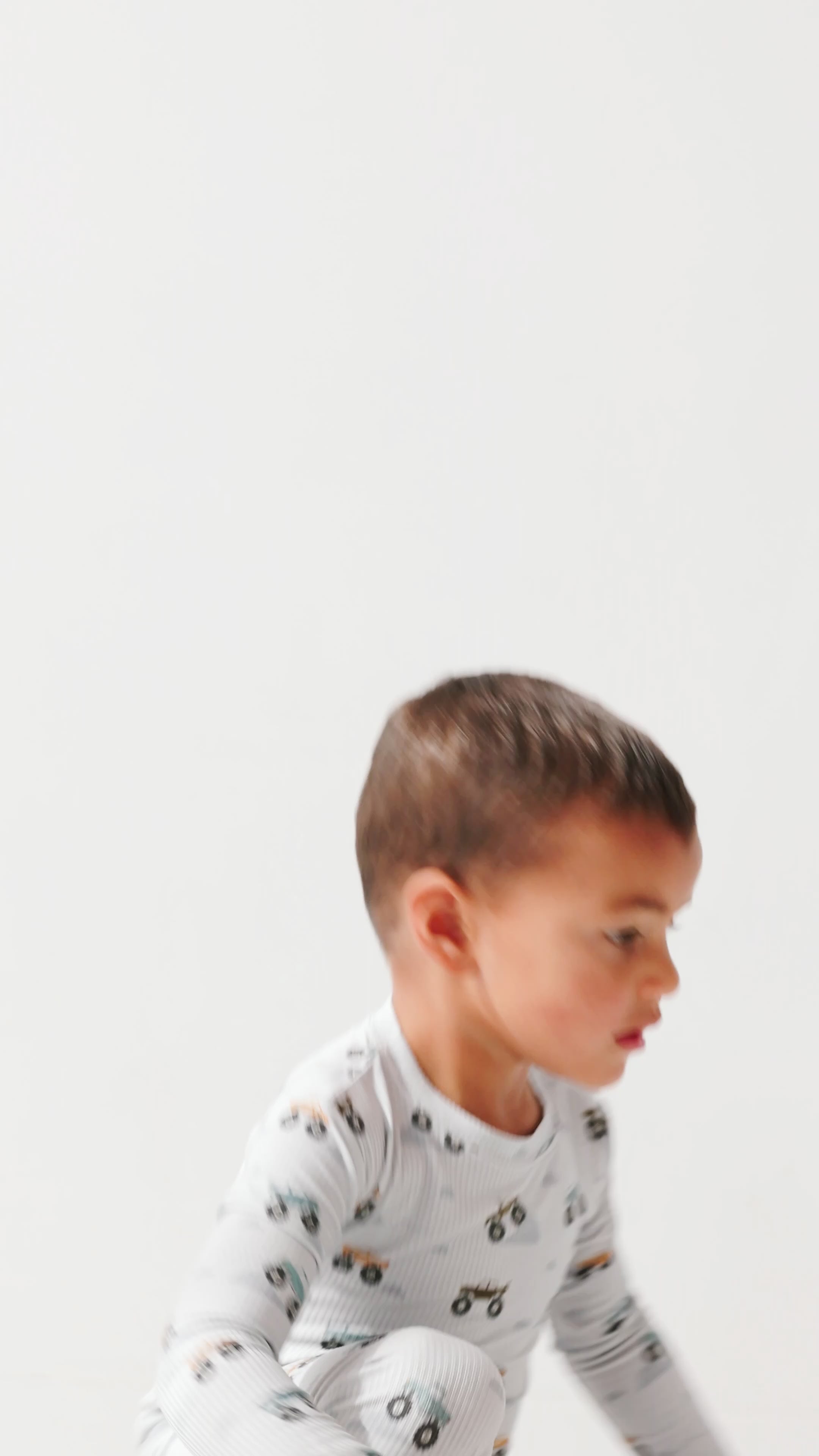 Monster Trucks Small Ribbed Two-Piece Set