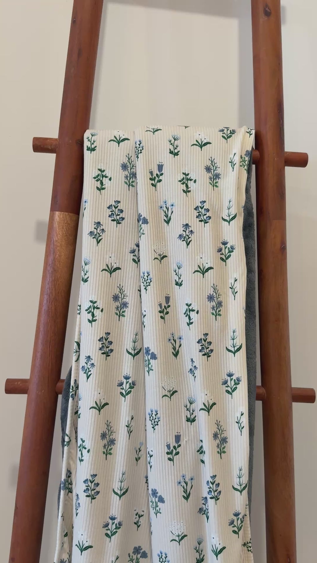 Morning Meadow Small Ribbed Toddler Blanket