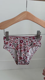 Fall Blooms, Plum & Pink Daisies Underwear 3 pack