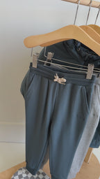 Construction Bamboo French Terry Pullover & Jogger Set