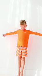 Neon Orange Rash Guard
