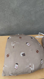 Football Twin Sheet With Pillow Case