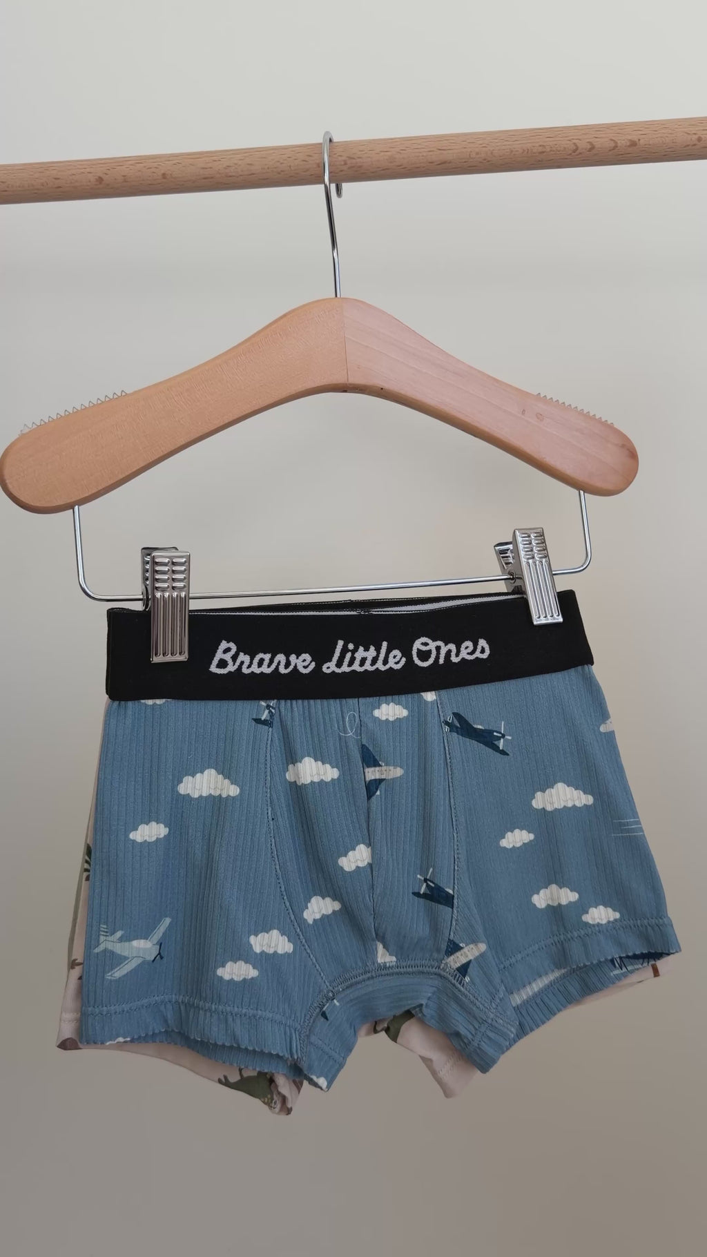 Take Flight Blue, Prehistoric Dinosaurs and Trash Truck Small Ribbed Brief 3 pack