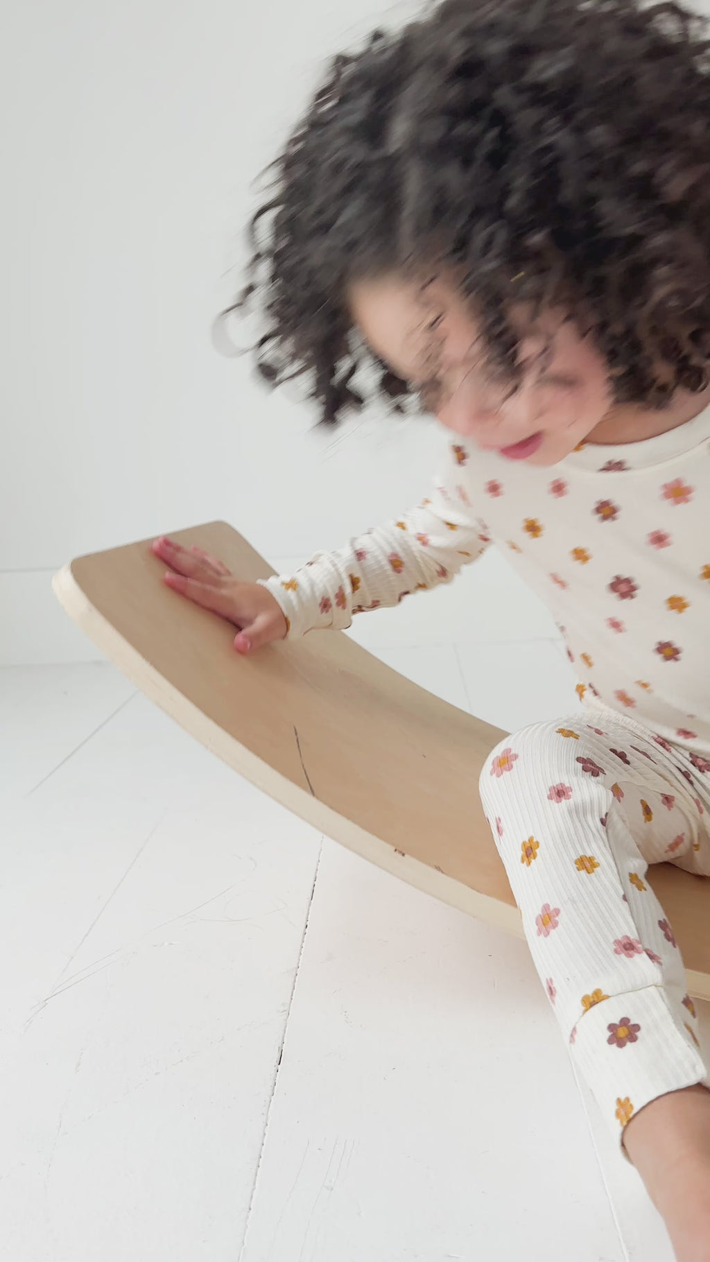 Pink Daisies Small Ribbed Zip Romper