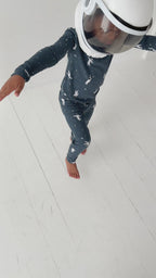 Astronauts Small Ribbed Two-Piece Set