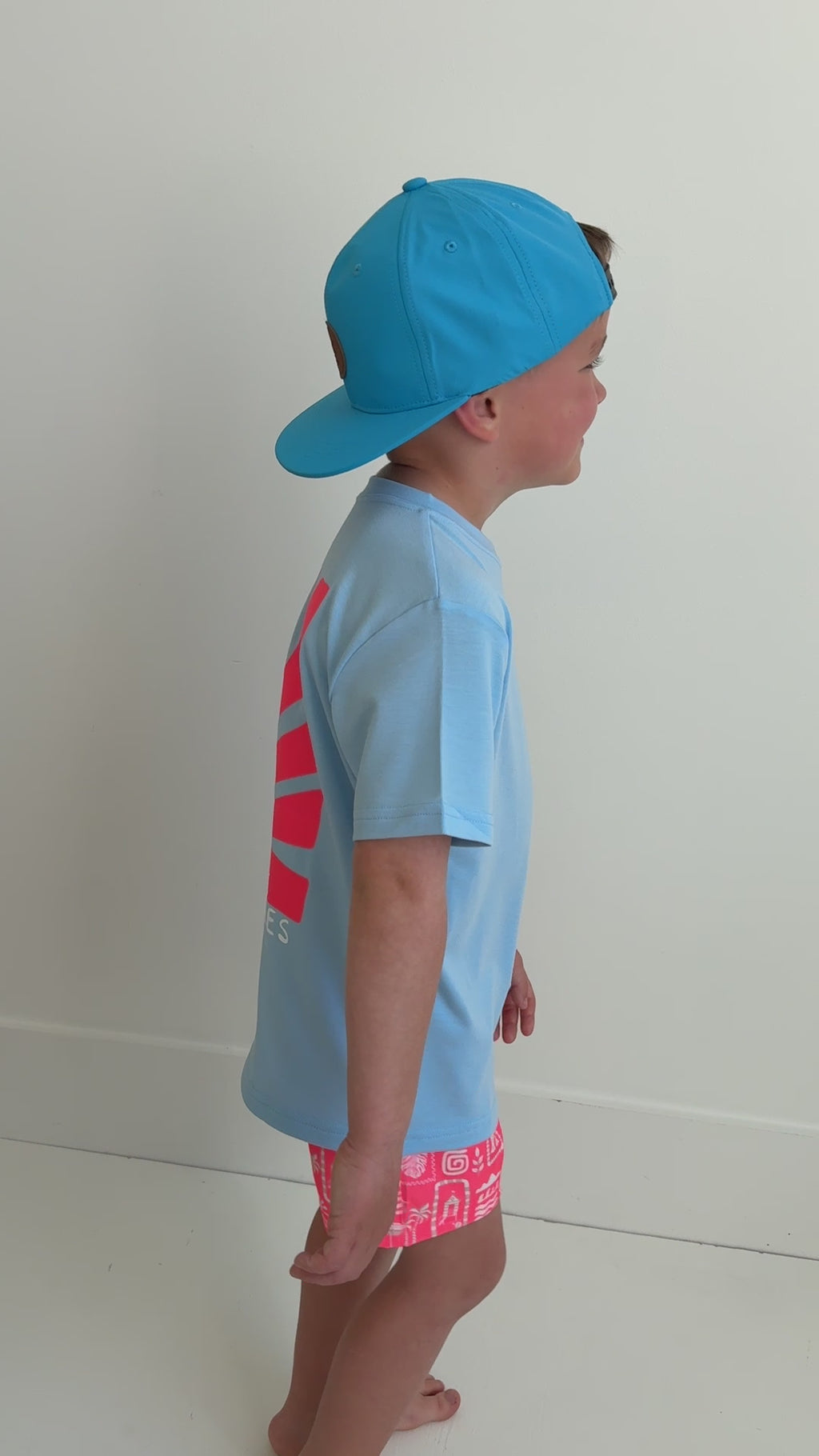 Neon Blue Trucker Hat