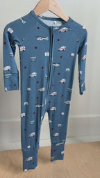 Ambulances Zip Romper