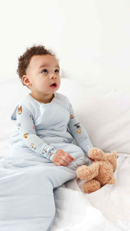 Dusty Coastal Blue Sleep Sack