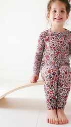 Fall Blooms Small Ribbed Two-Piece Set