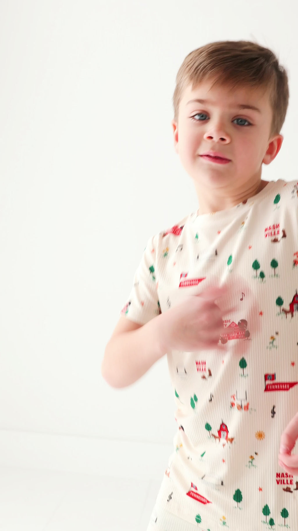 Music City Tennessee Small Ribbed Shorts Two-Piece Set