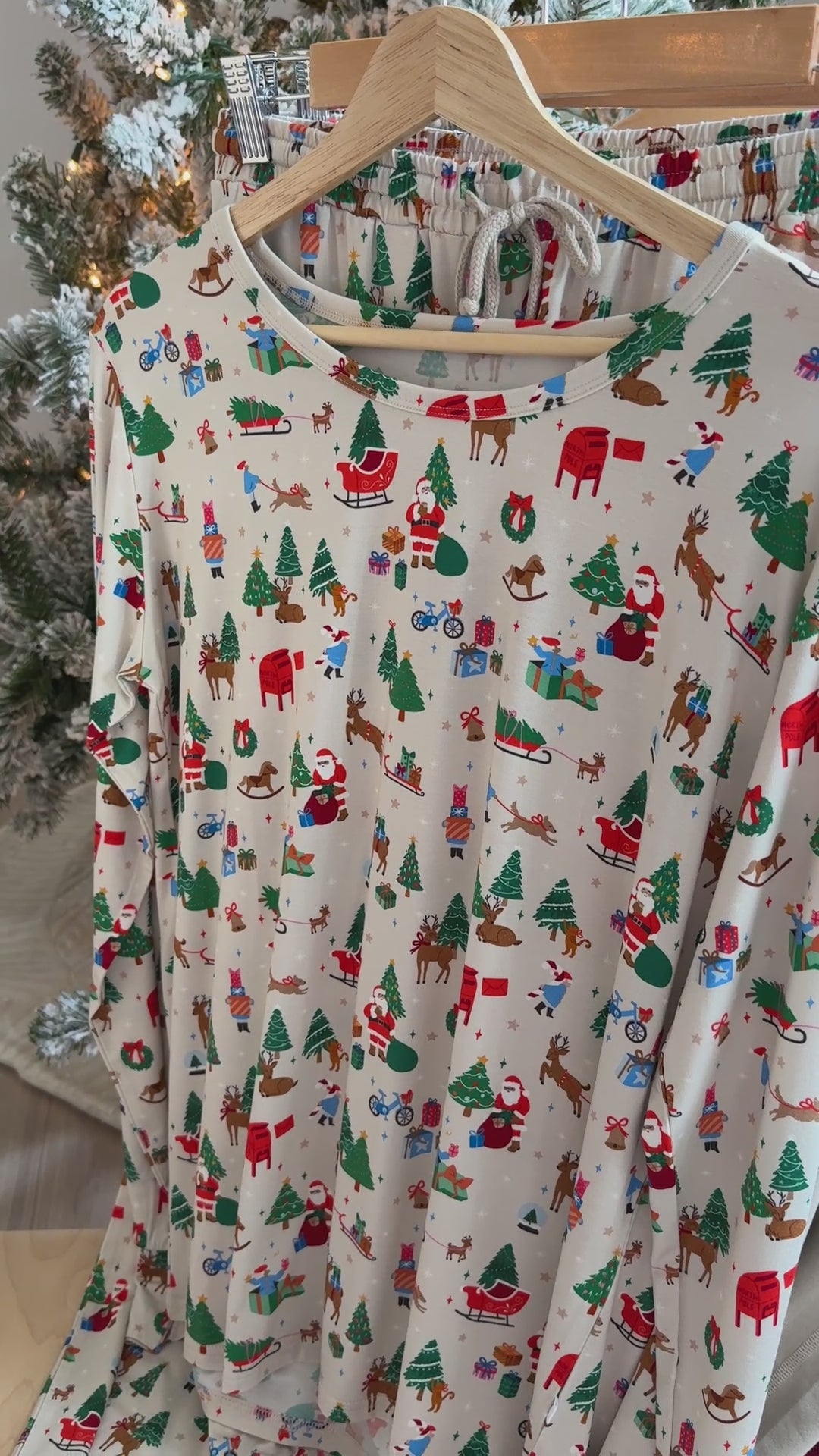 Santa's Workshop Women's Matching Set