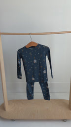 Nativity Blue Small Ribbed Two-Piece Set