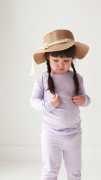 Lavender Small Ribbed Two-Piece Set