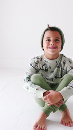 Heather Sage Bamboo French Terry Joggers