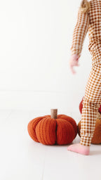 Caramel Small Gingham Two-Piece Set