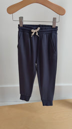 Dark Navy Bamboo French Terry Joggers