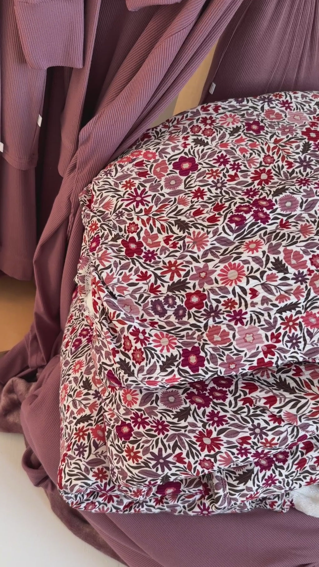 Fall Blooms Small Ribbed Adult Blanket