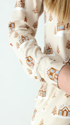 Gingerbread Small Ribbed Women's Pants