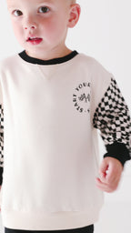 Midnight Black Bamboo French Terry Joggers