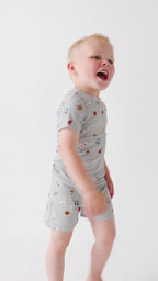 Sports Zone Small Ribbed Shorts Two-Piece Set